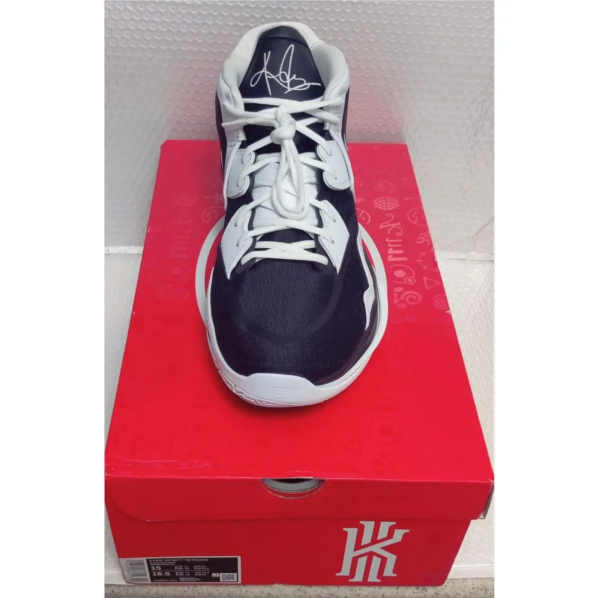 Nike shoes - Nike Kyrie Infinity - Kyrie Infinity - DX6653 002 Promo - black white 1