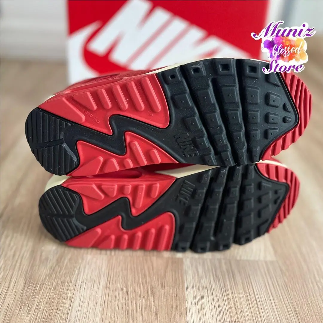 Nike shoes - Nike Air Max 90 - Air Max - CD6864 200 - Sesame/Black-Red Clay-Sail (UPC: 196149520605) 7