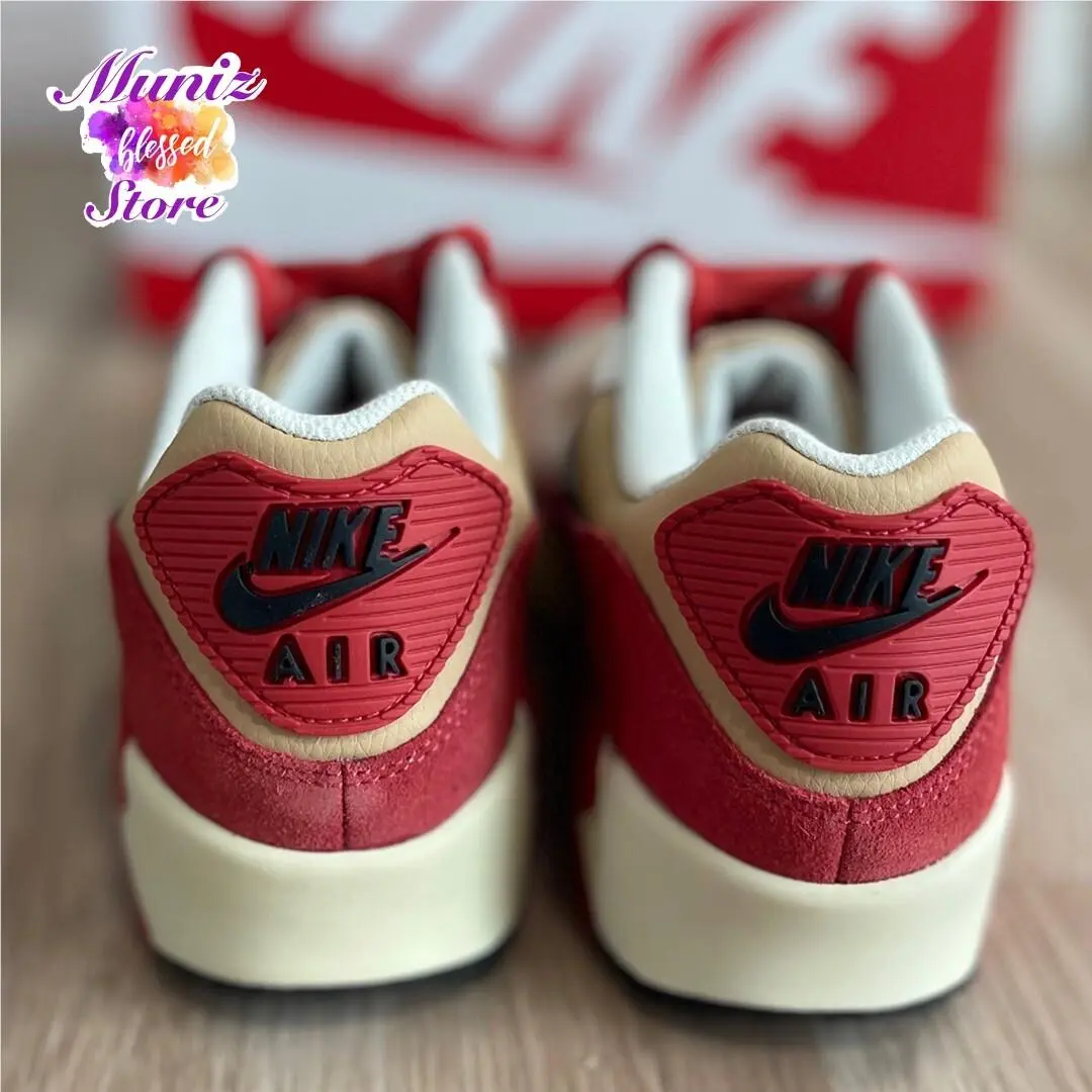 Nike shoes - Nike Air Max 90 - Air Max - CD6864 200 - Sesame/Black-Red Clay-Sail (UPC: 196149520605) 4