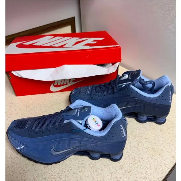 Nike GS Shox R4 `obsidian Diffused Blue` IM6973-451 Size 7 Youth