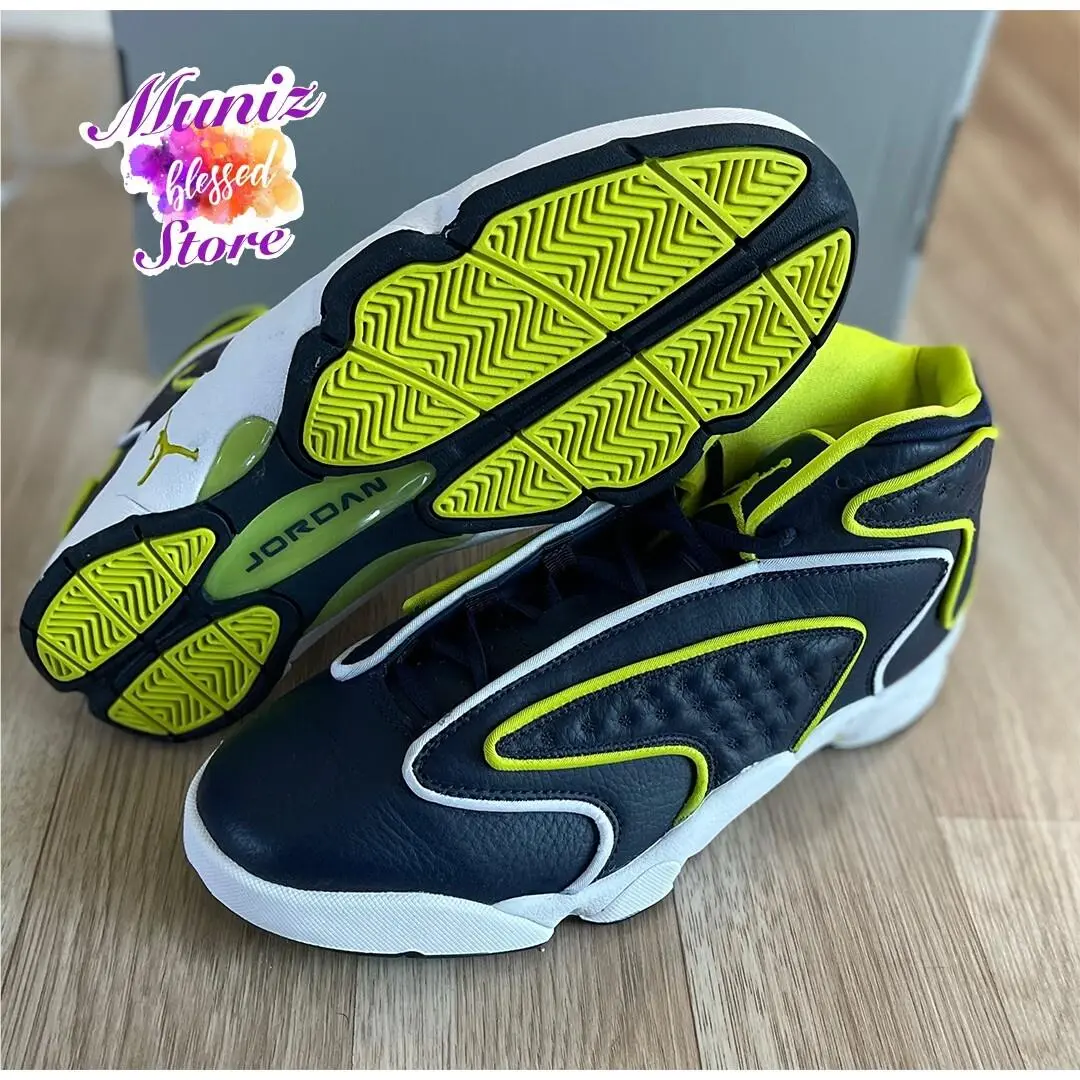Nike shoes - OG retro 13 - retro - Navy/VenomGreen/White 1