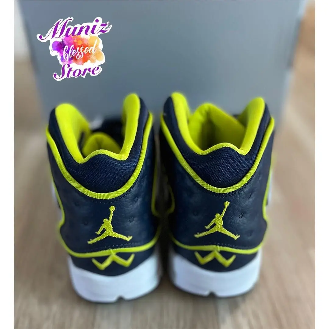 Nike shoes - OG retro 13 - retro - Navy/VenomGreen/White 2
