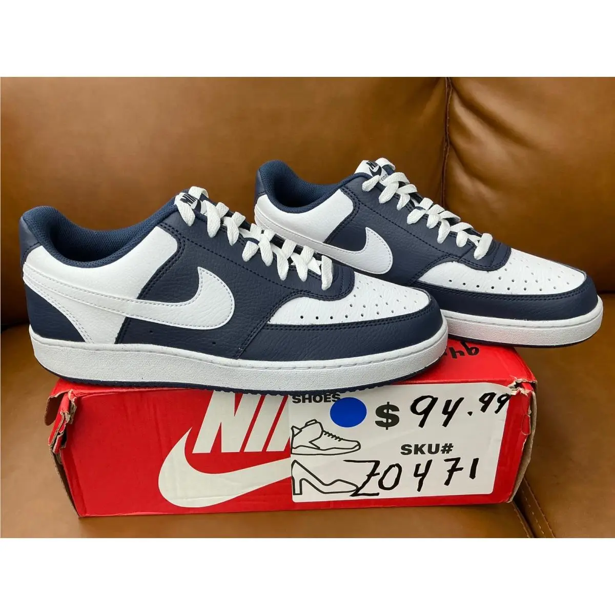 Nike shoes - Nike Court Vision Low - Court Vision Low - Blue 5
