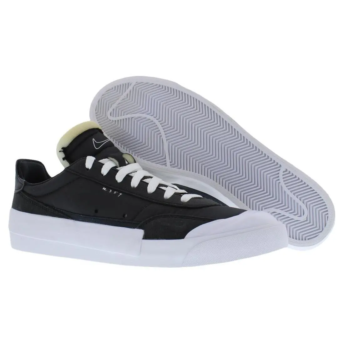 Nike Drop Type Unisex Shoes Size 9 Color: Black/white - Black, Main: Black