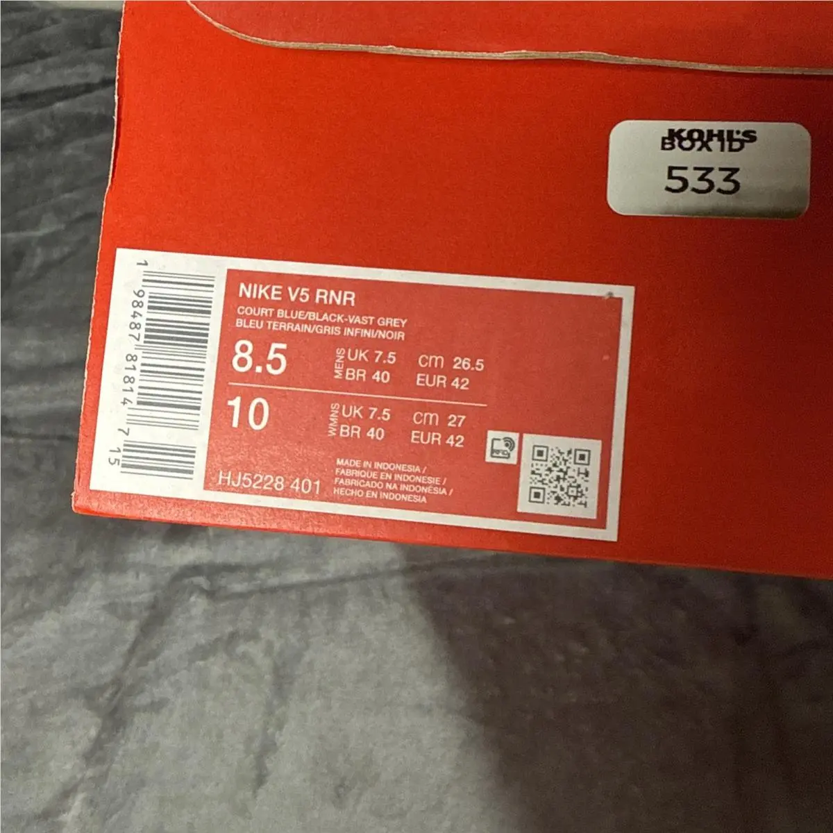 Nike shoes - Nike V5 RNR - RNR - Blue 5