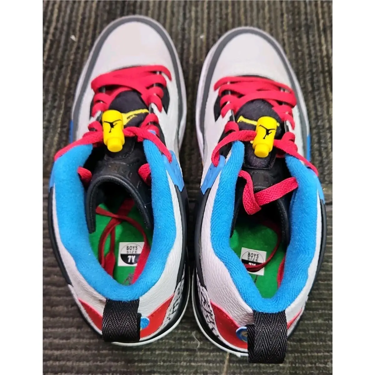 Nike shoes - Nike IM7423-004 Jordan Spizike Low SE (GS) - IM7423-004 - Neutral Grey/Varsity Maize 12
