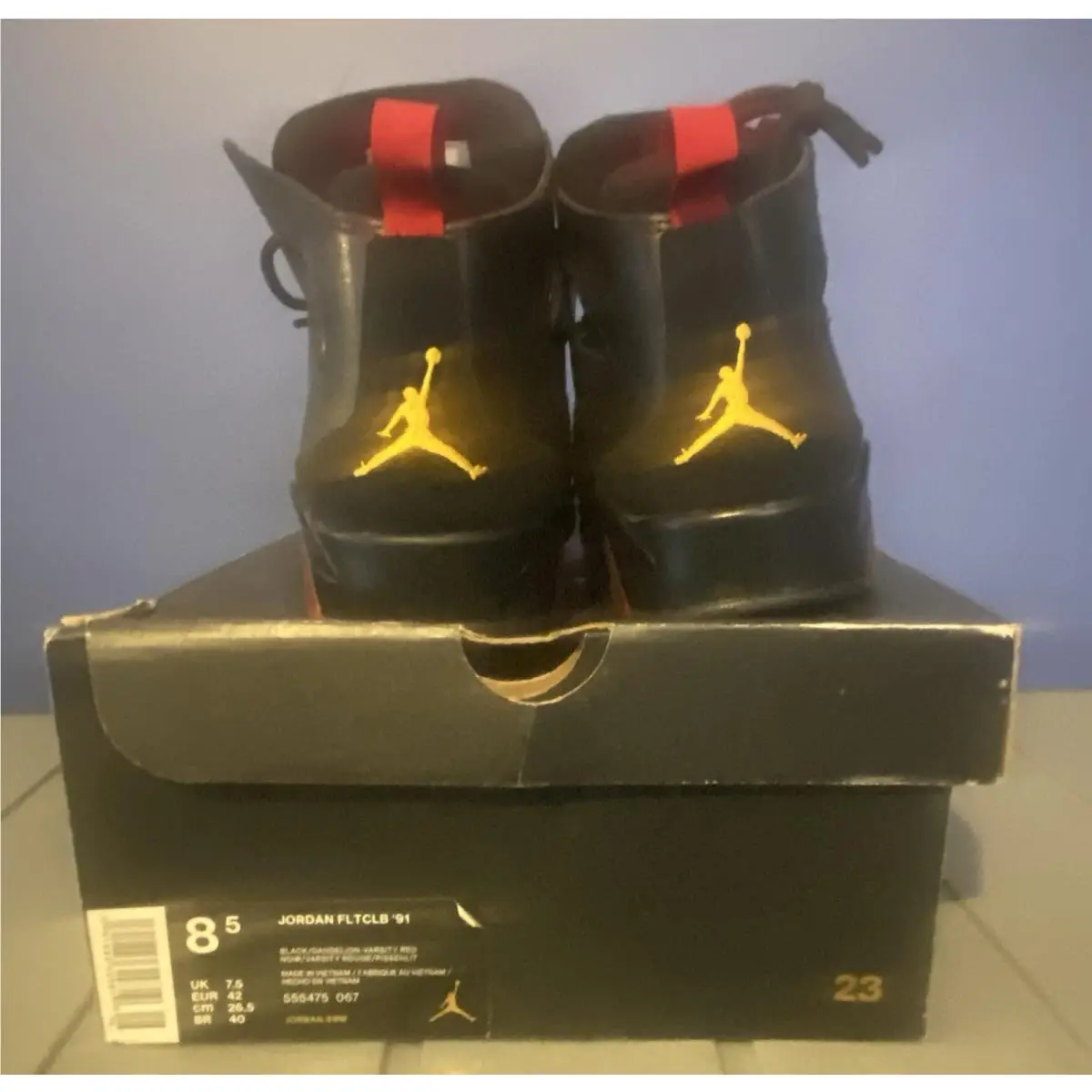 Nike shoes - Air Jordan Flight Club 91 - 555475 067 - Black 4