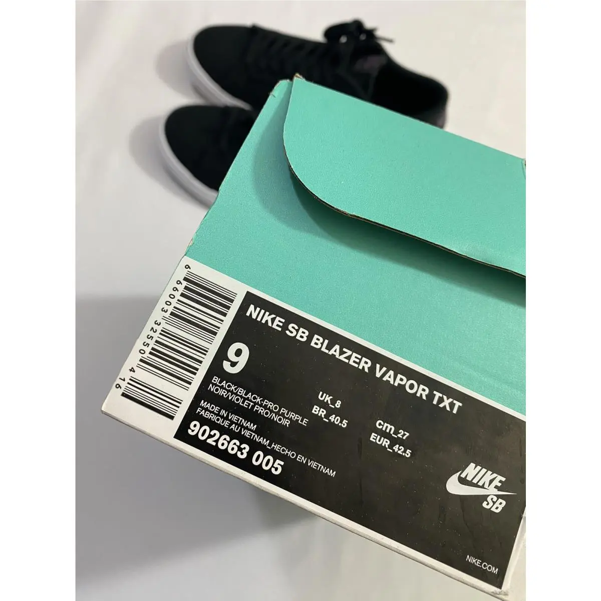 Nike shoes - Nike SB Blazer - Blazer - 902663 005 - Black (UPC: 0666003325504) 8