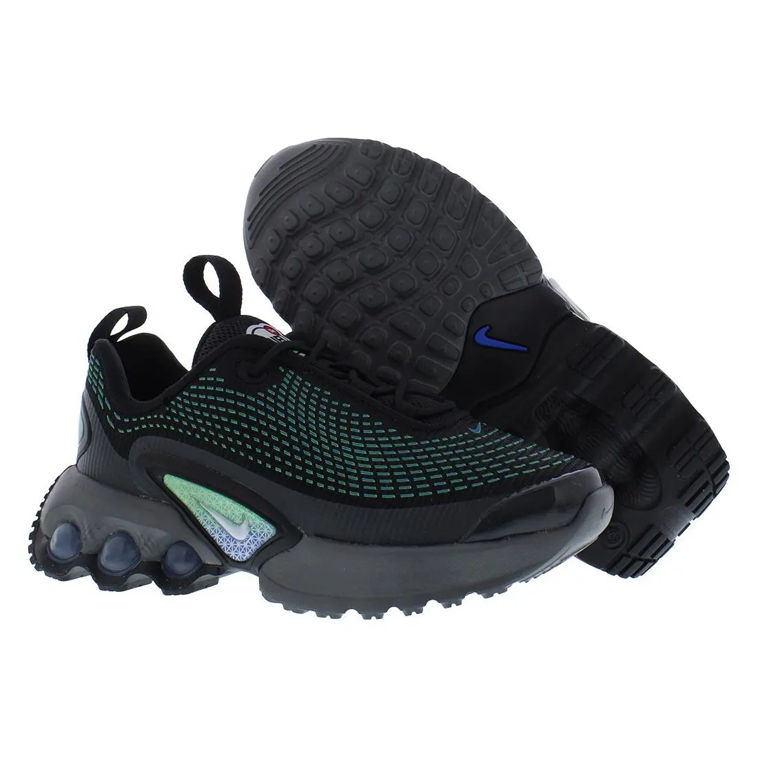 Nike Air Max Dynamic Air PS Boys Shoes Size 8 Color: Black/white/hyper Cobalt