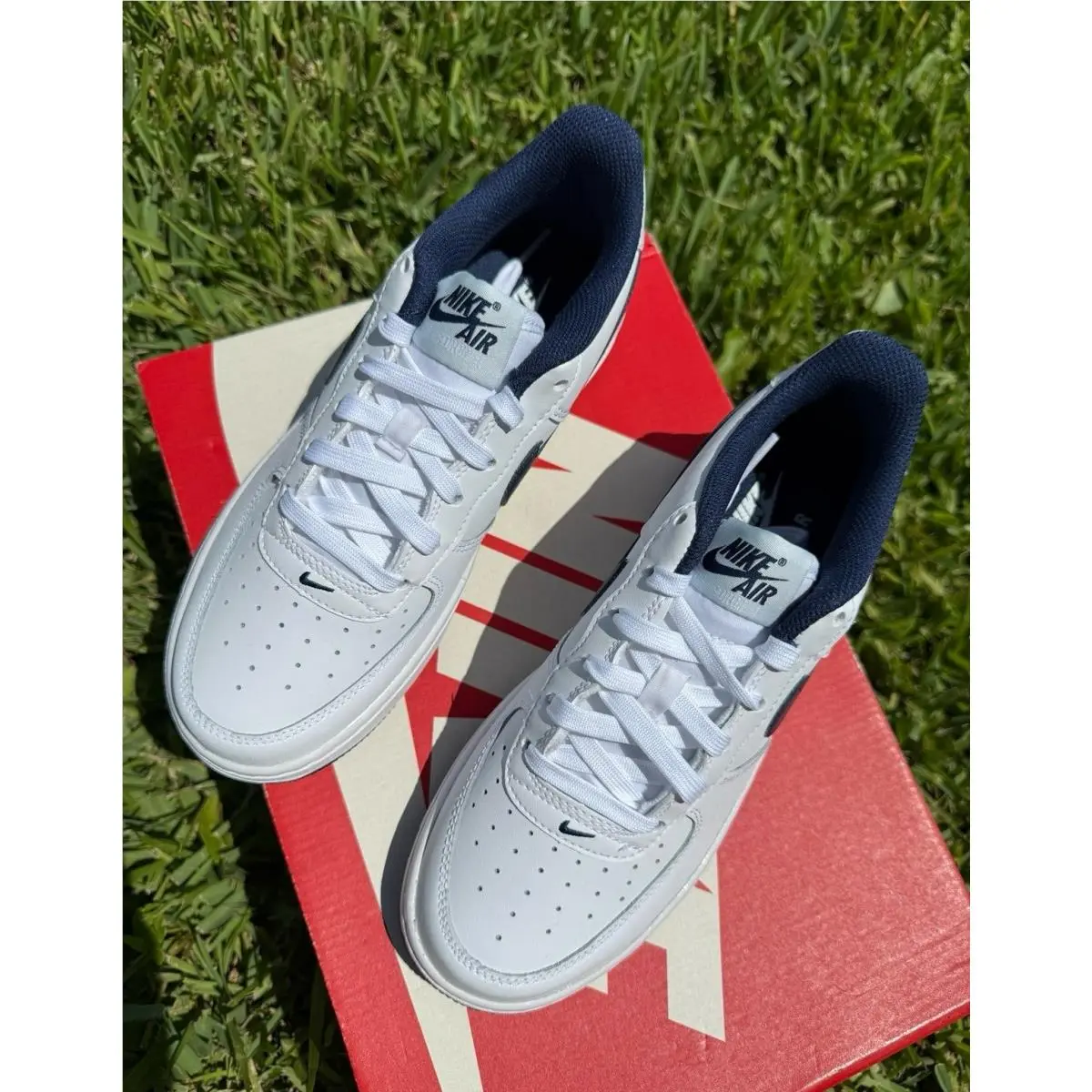 Nike shoes - Nike Air Force 1 - Air Force - FV5948-104 - WHITE / NAVY 1