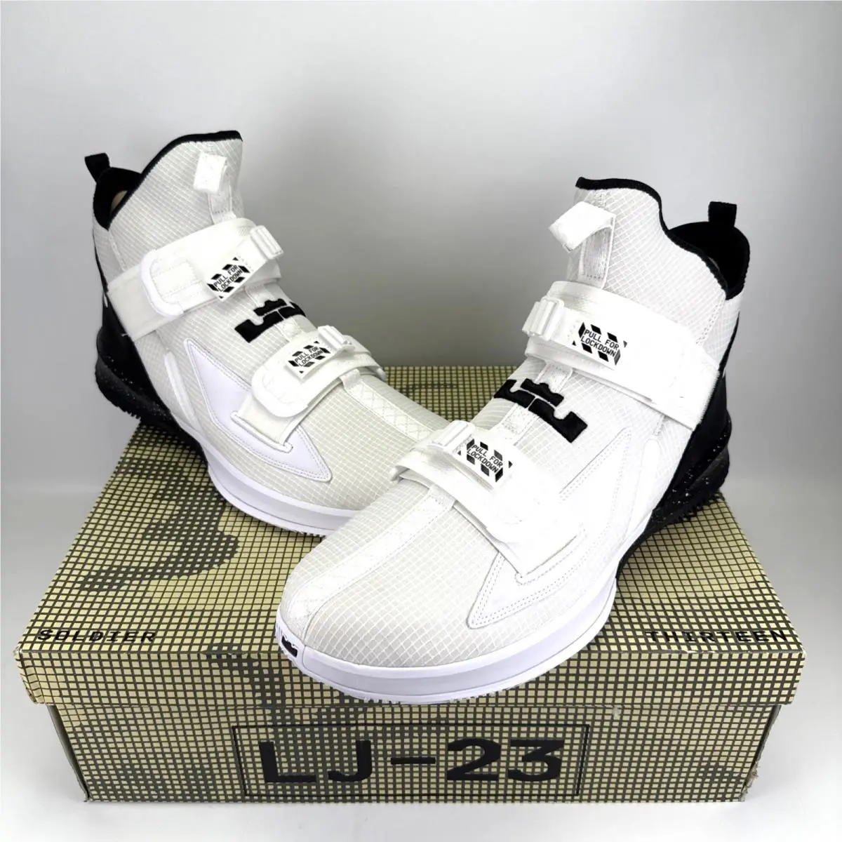 Nike shoes - Nike LeBron Soldier XIII - LeBron Soldier XIII - Black & White 0