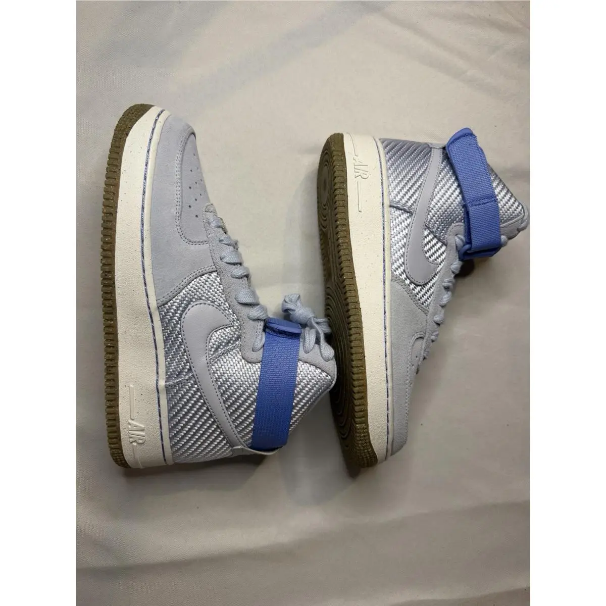 Nike shoes - Nike Air Force 1 - Air Force - Gray, Blue, White 0