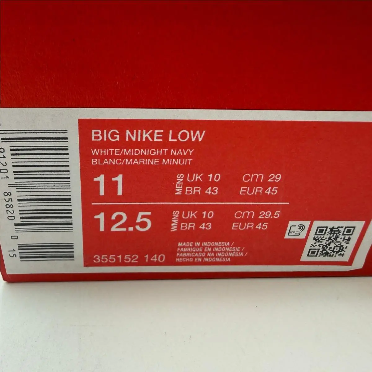 Nike shoes - Big Nike Low - Big Low - White 0