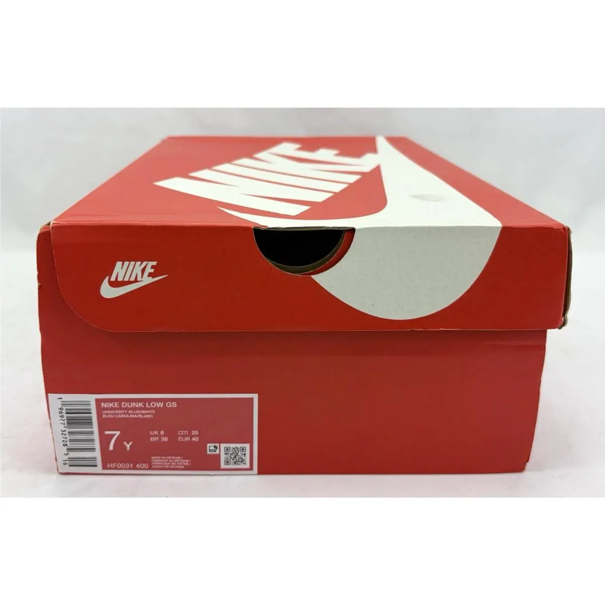 Nike shoes - Nike Dunk Low GS - Dunk Low - HF0031 400 - University Blue/White (UPC: 196977327285) 12