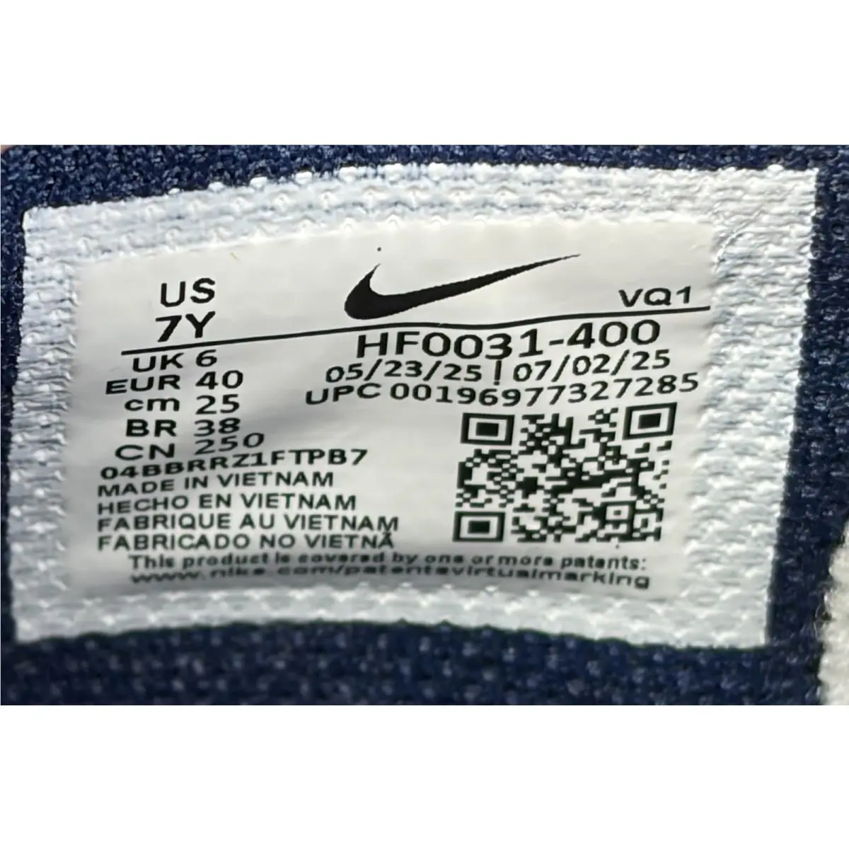 Nike shoes - Nike Dunk Low GS - Dunk Low - HF0031 400 - University Blue/White (UPC: 196977327285) 6