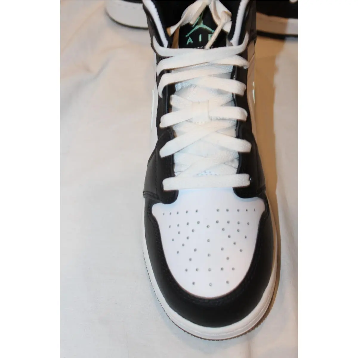 Nike shoes - MID GS - MID - WHITE BLACK GREEN 3