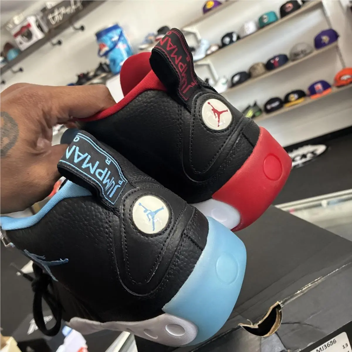 Nike shoes - Nike Jordan Jumpman Pro - Jumpman Pro - CK0009001 - Black/Blue/Red/White, Manufacturer: Black/Gym Red-University Blue (UPC: 193149714614) 13