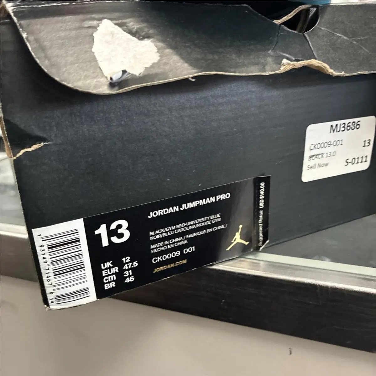 Nike shoes - Nike Jordan Jumpman Pro - Jumpman Pro - CK0009001 - Black/Blue/Red/White, Manufacturer: Black/Gym Red-University Blue (UPC: 193149714614) 16