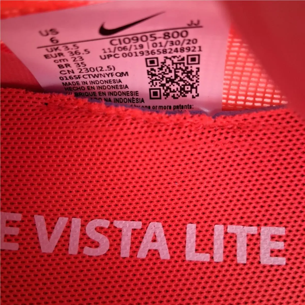 Nike shoes - Nike Vista Lite - Vista Lite - Red 5