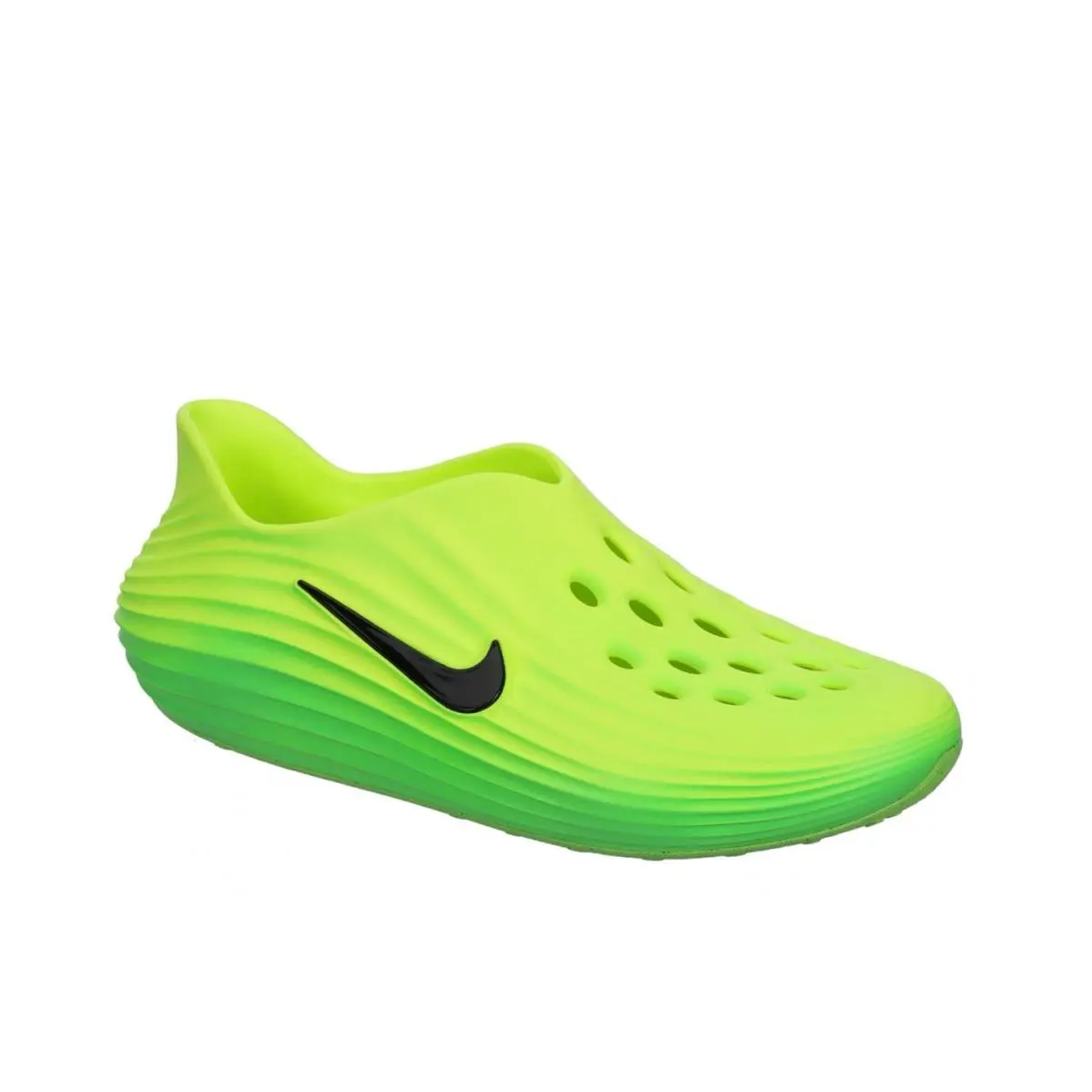 Size 10 Nike Reactx Rejuven8 Men`s Slip On - Bright Green/black