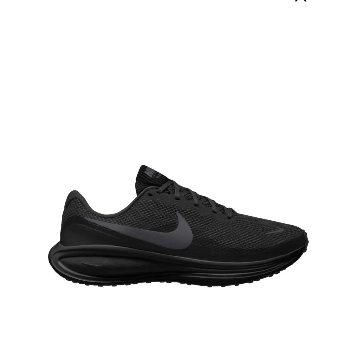 Size 9 Nike Revolution 8 Men`s Running Shoe - Black