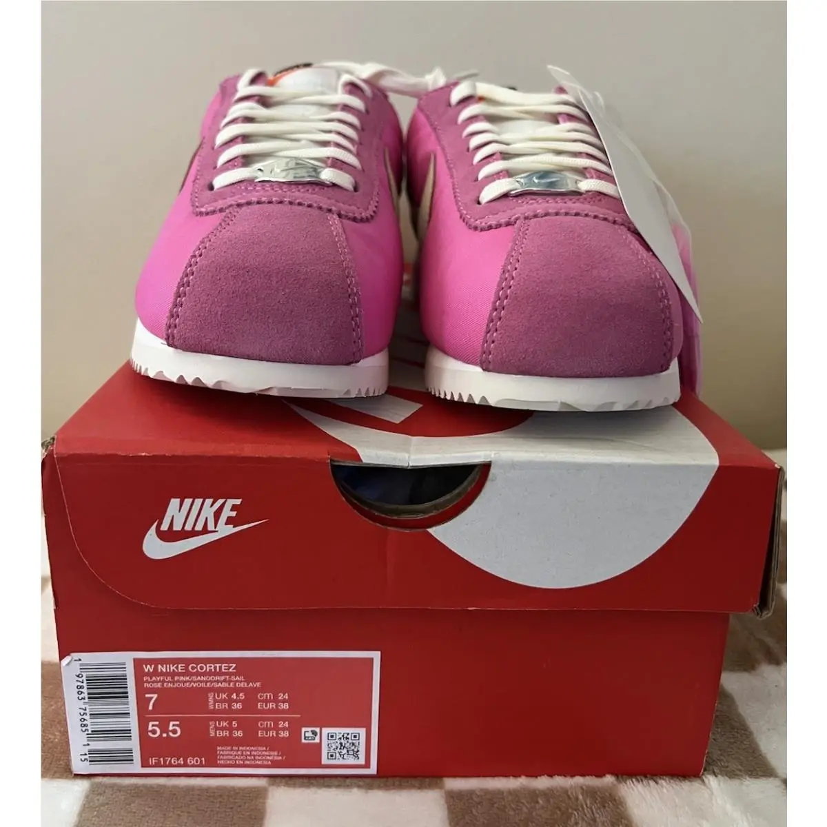 Nike shoes - Nike Cortez - Cortez - IF1764 601 - Playful Pink/Sanddrift Sail 11