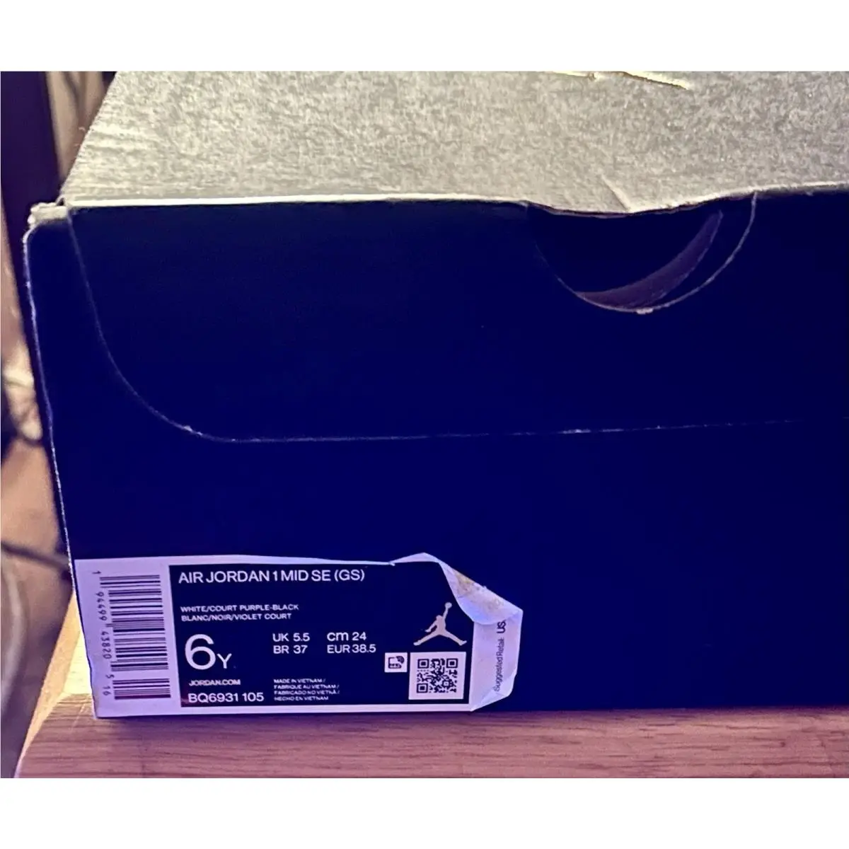 Nike shoes - Air Jordan 1 Mid SE - BQ6931-105 - Purple 3