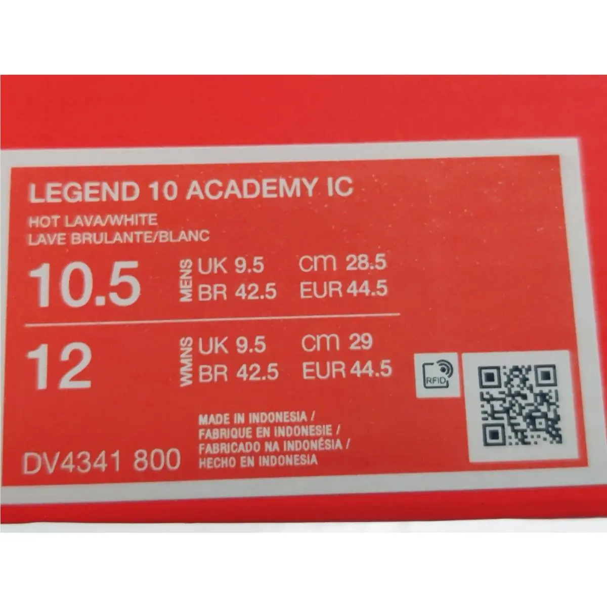 Nike shoes - Nike Legend - Legend - DV4341-800 - Hot Lava / White 9