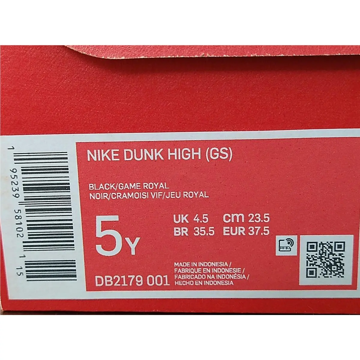 Nike shoes - Nike Dunk High GS - Dunk High - Black / Orange 8