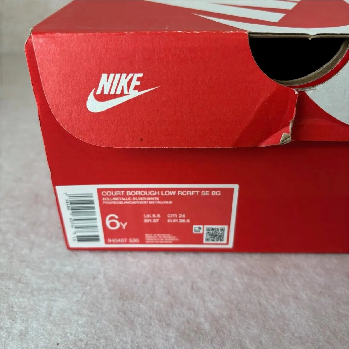Nike shoes - Nike Court Borough Low Recraft SE BG - Pink 6