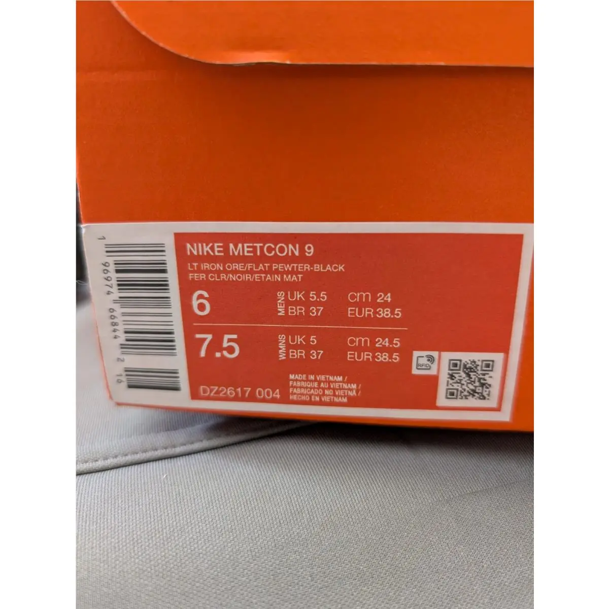 Nike shoes - Nike Metcon 9 - Metcon - DZ2617-004 - Iron Ore 5