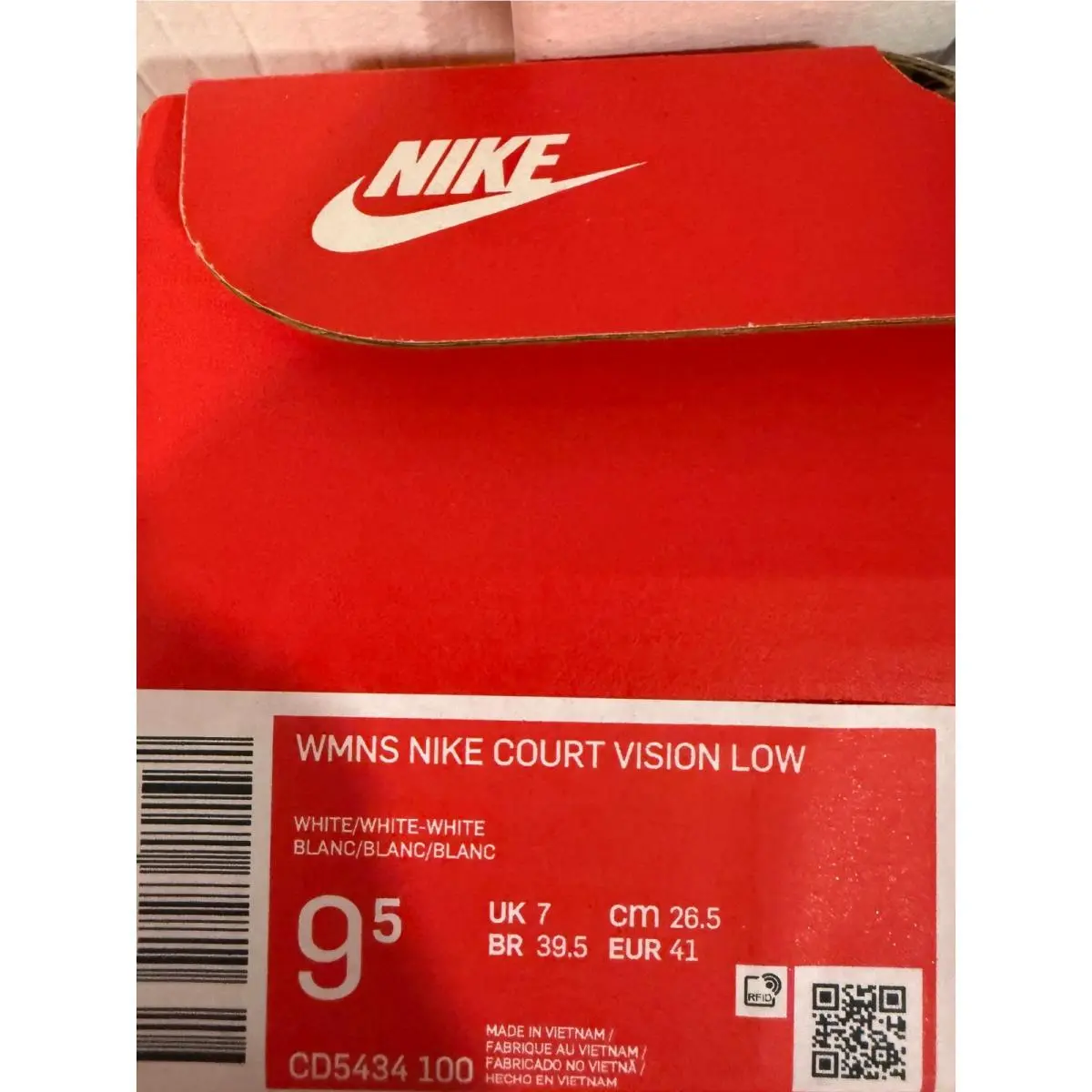 Nike shoes - Nike Court Vision - Court Vision - White 5