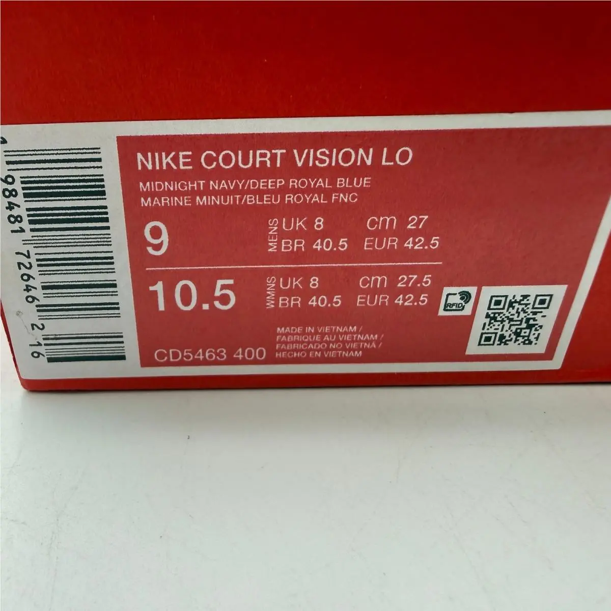 Nike shoes - Nike Court Vision Lo CD5463-400 - Blue 0