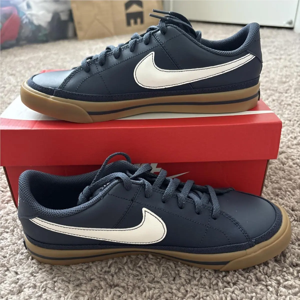 Nike shoes - Nike Court Legacy - Court Legacy - Da5380-401 - Blue-Light Brown Gum 3