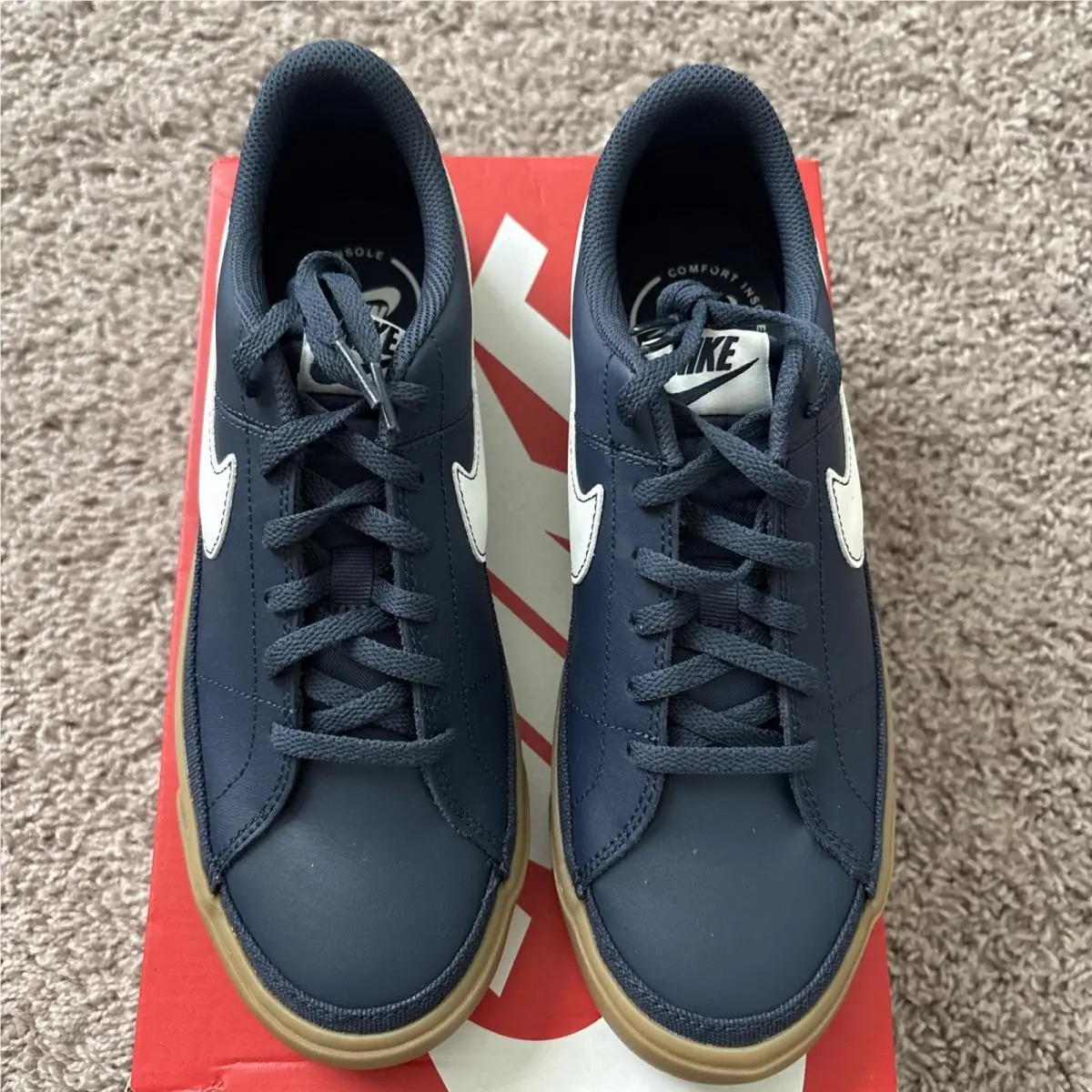 Nike shoes - Nike Court Legacy - Court Legacy - Da5380-401 - Blue-Light Brown Gum 0
