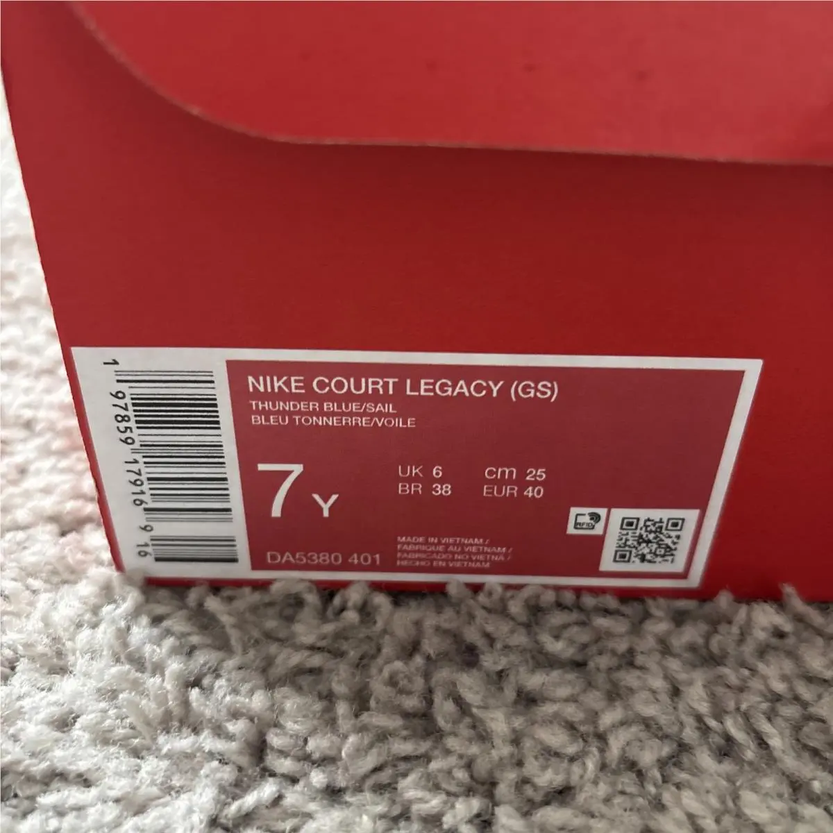 Nike shoes - Nike Court Legacy - Court Legacy - Da5380-401 - Blue-Light Brown Gum 1