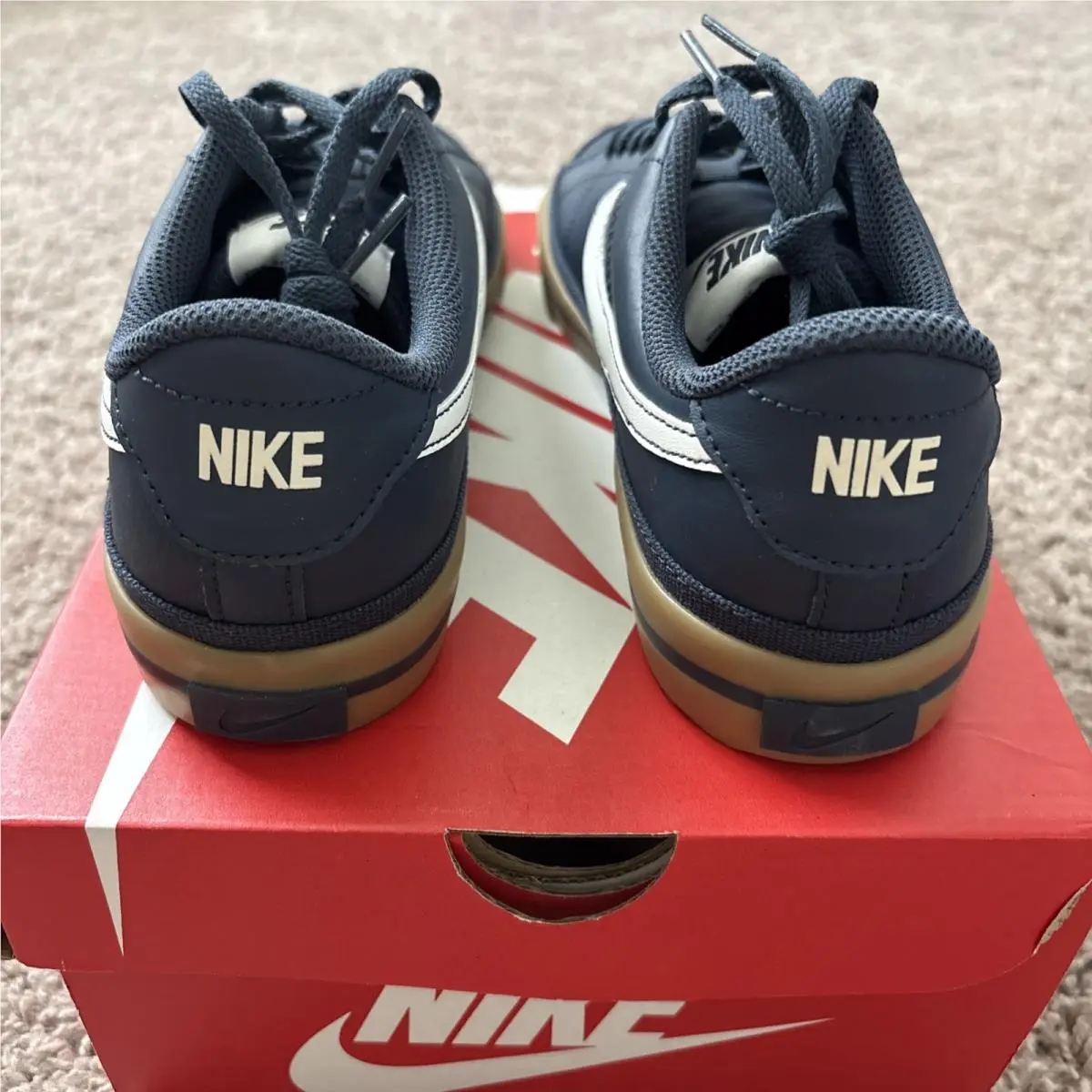 Nike shoes - Nike Court Legacy - Court Legacy - Da5380-401 - Blue-Light Brown Gum 2