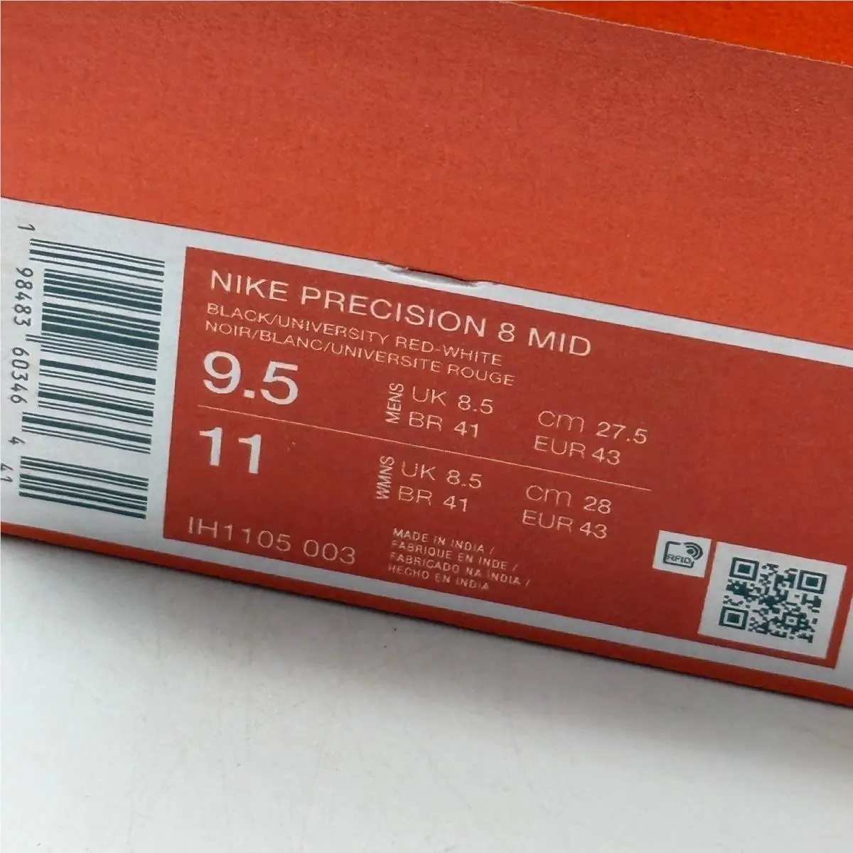 Nike shoes - Nike Precision 8 Mid - Precision Mid - Black 5