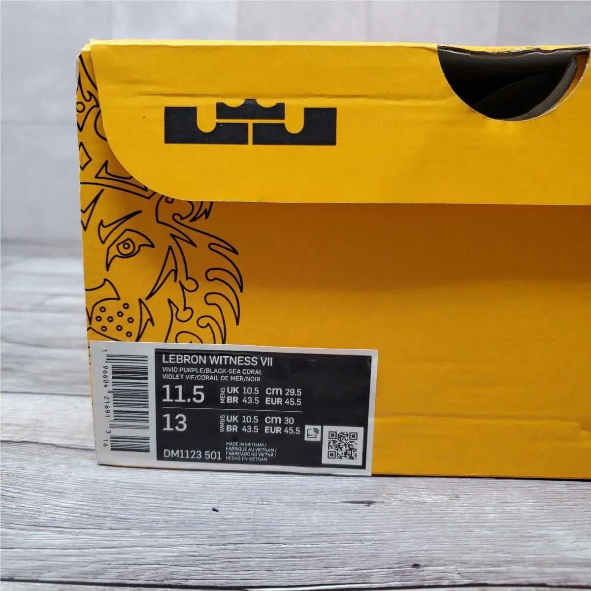 Nike shoes - Nike LeBron Witness 7 - LeBron Witness - DM1123-501 - Multicolor 8