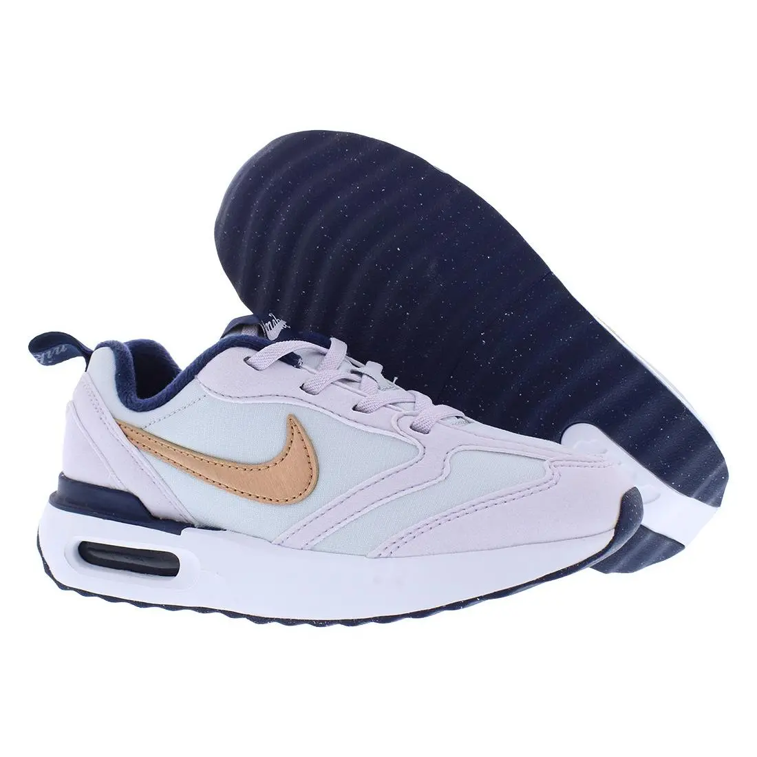 Nike Air Max Dawn PS Boys Shoes Size 3 Color: Pure Platinum/metallic Copper