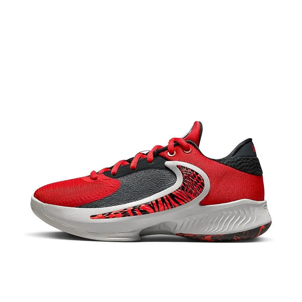 Big Kid`s Nike Freak 4 Safari University Rd/brght Crimson DQ0553 600 - 7