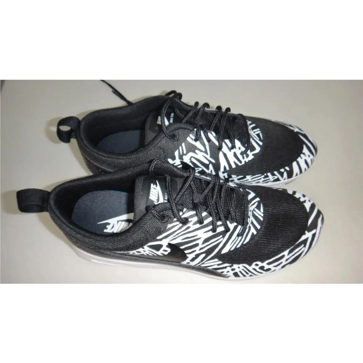 Nike shoes - Nike Air Max Thea - Air Max Thea - 599408-010 - Black/White/Metallic Silver 6