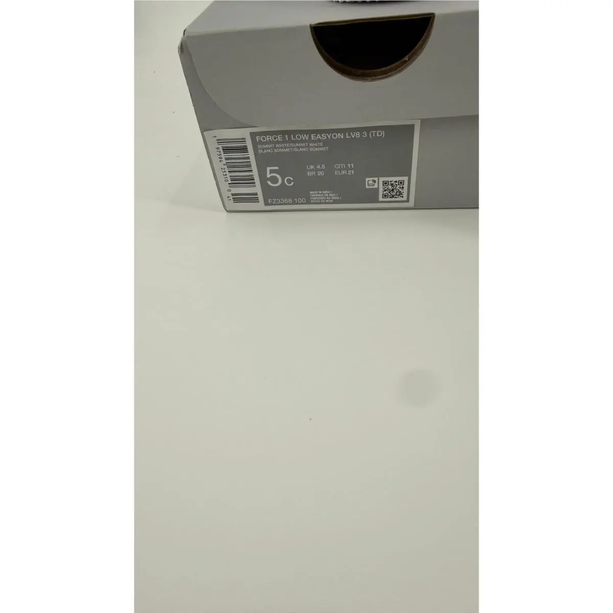 Nike shoes - Force 1 Low EasyOn LV8 3 (TD) FZ3368-100 - White 1