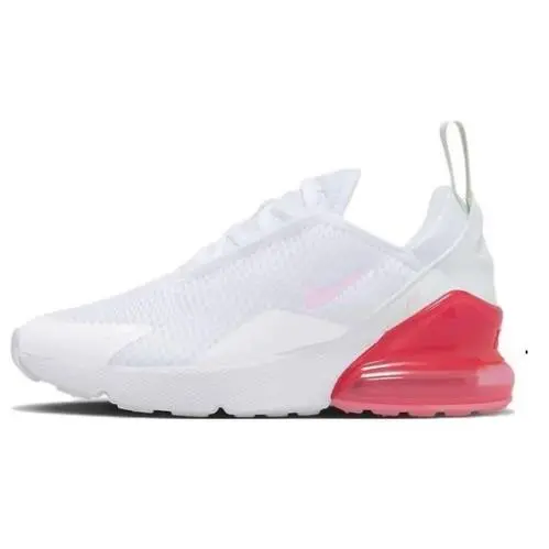 Little Kid`s Nike Air Max 270 White/pink Foam-summit White AO2372 113 - 12