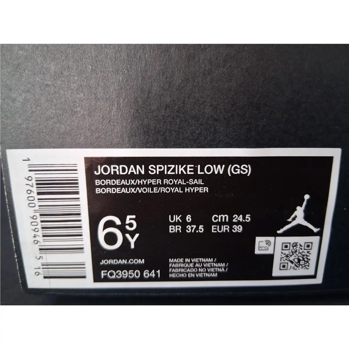 Nike shoes - Jordan Spizike - Spizike - Bordeaux / Hyper Royal / Sail 5
