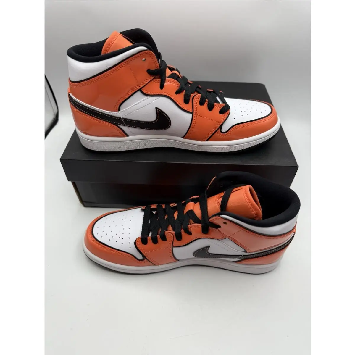 Nike shoes - Jordan Air 1 Mid GS - Orange (UPC: 0194501265423) 1