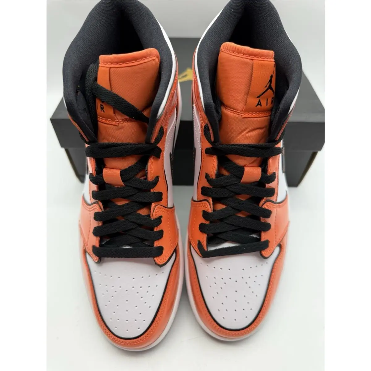 Nike shoes - Jordan Air 1 Mid GS - Orange (UPC: 0194501265423) 5
