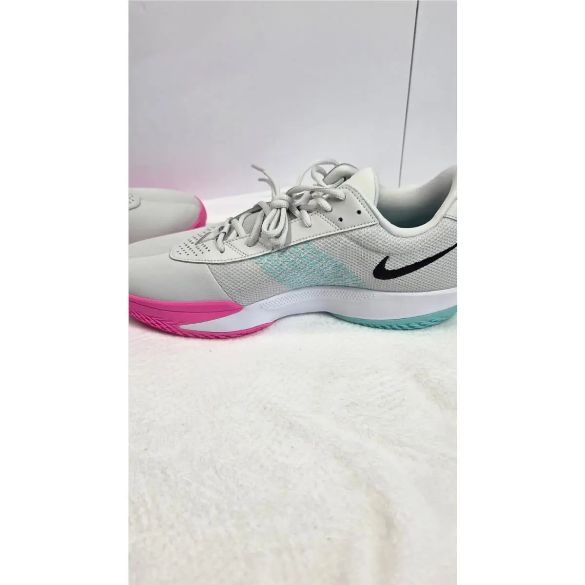 Nike shoes - Nike Air Zoom G.T Cut Academy EP - FB2599 010 - PHOTON DUST/WHITE-PINK BLAST 7