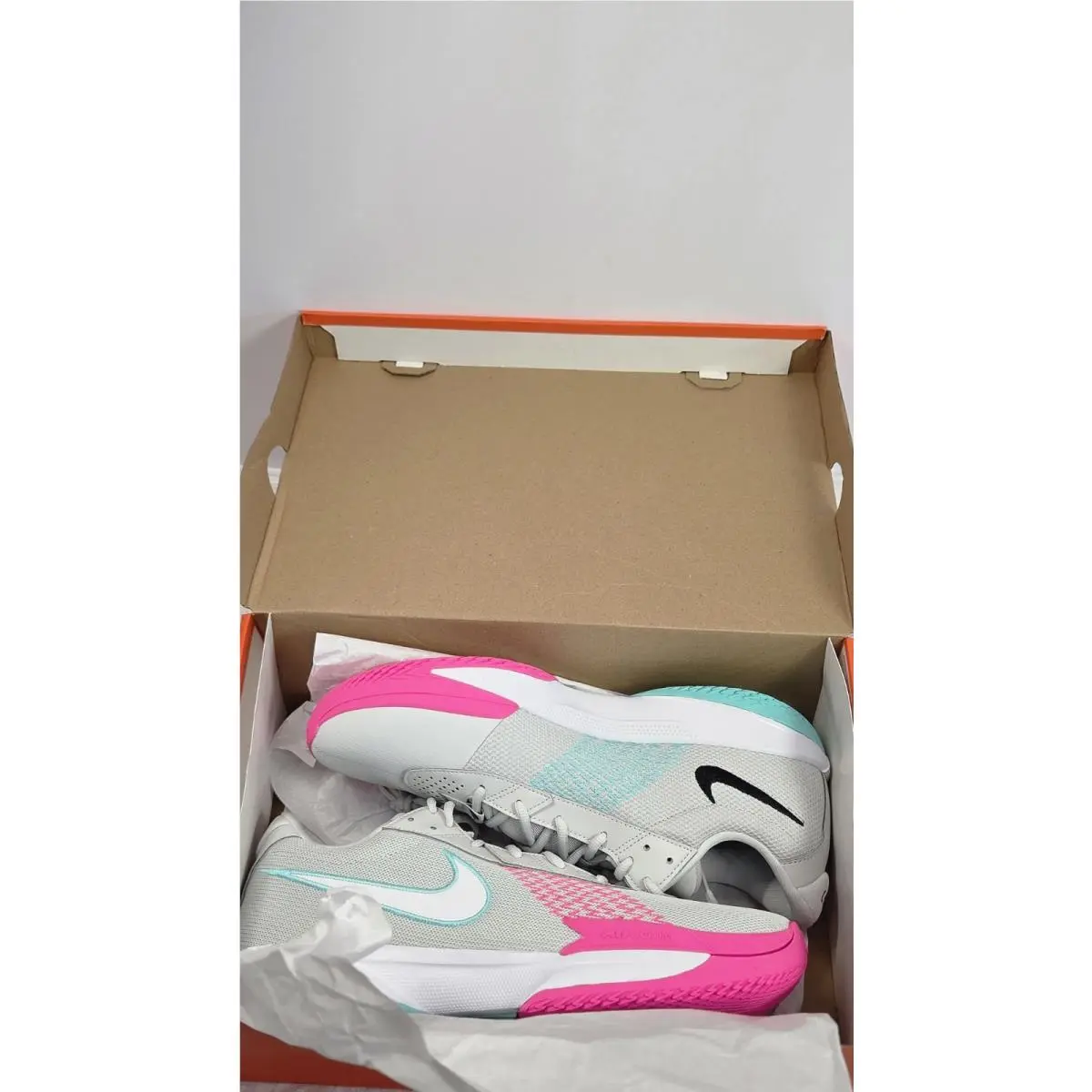 Nike shoes - Nike Air Zoom G.T Cut Academy EP - FB2599 010 - PHOTON DUST/WHITE-PINK BLAST 18