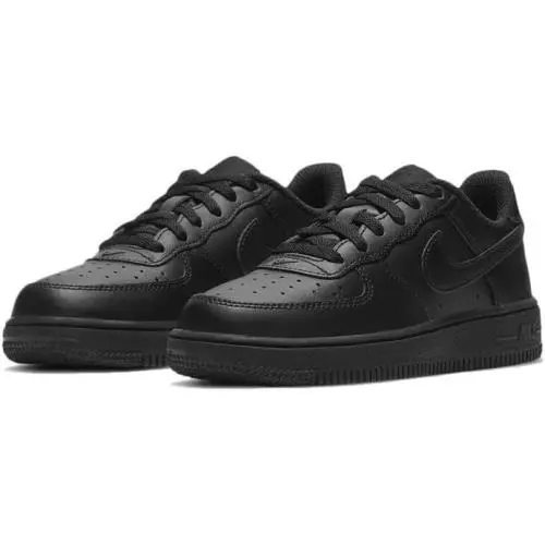 Nike Force 1 PS Kids Size 11.5 Black Black 314193 009 Leather